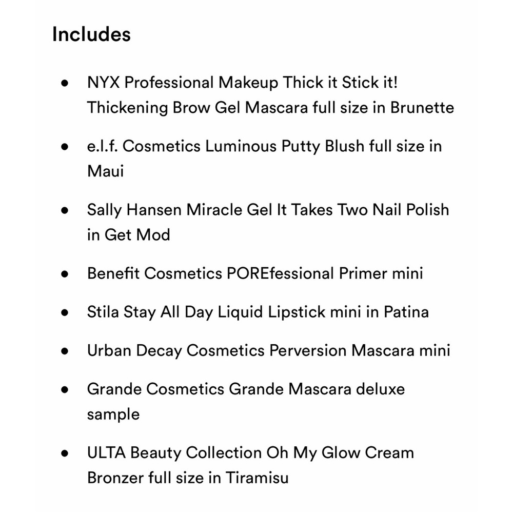 8 pc Makeup Samples - Picture 2 of 2